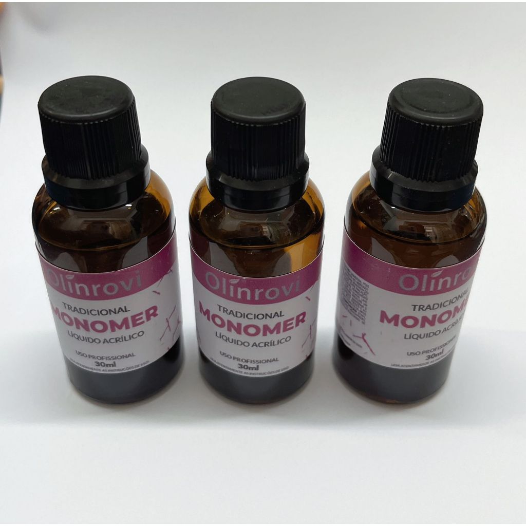 Kit 3 monomer olinrovi liquido acrilico