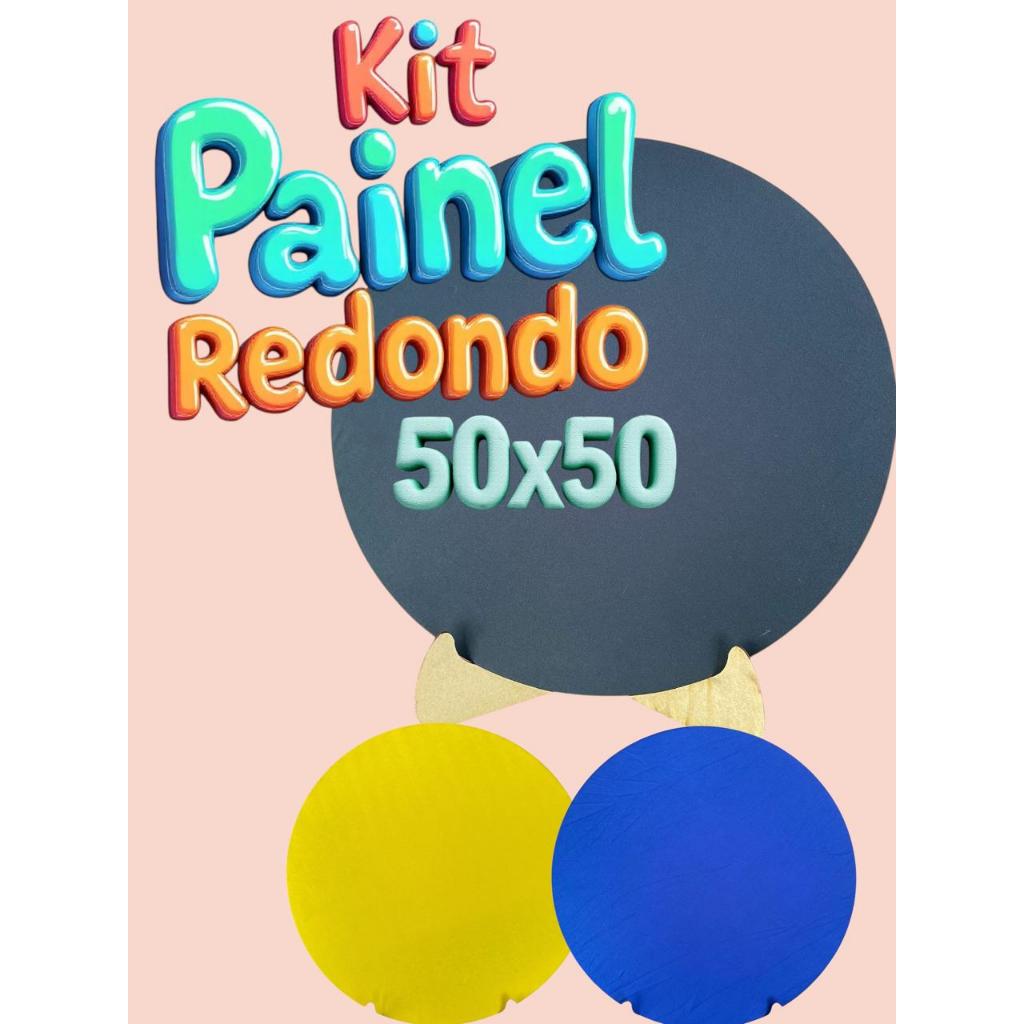 Kit Capa para PAINEL REDONDO 50x50 cm (2 ou 3 capas) em Oferta na Shopee