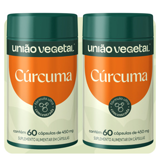 2 Cúrcumas com 130mg de Curcumina | Ação Anti-inflamatória Natural, Antioxidante e Imunidade em Oferta na Shopee