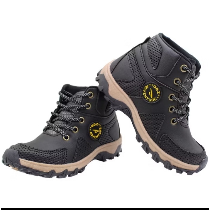 bota infantil gibizinho adventure masculina preto coturno