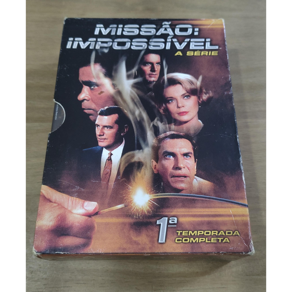 BOX DVD- MISSÃO IMPOSSIVEL A SERIE  1 TEMPORADA COMPLETA