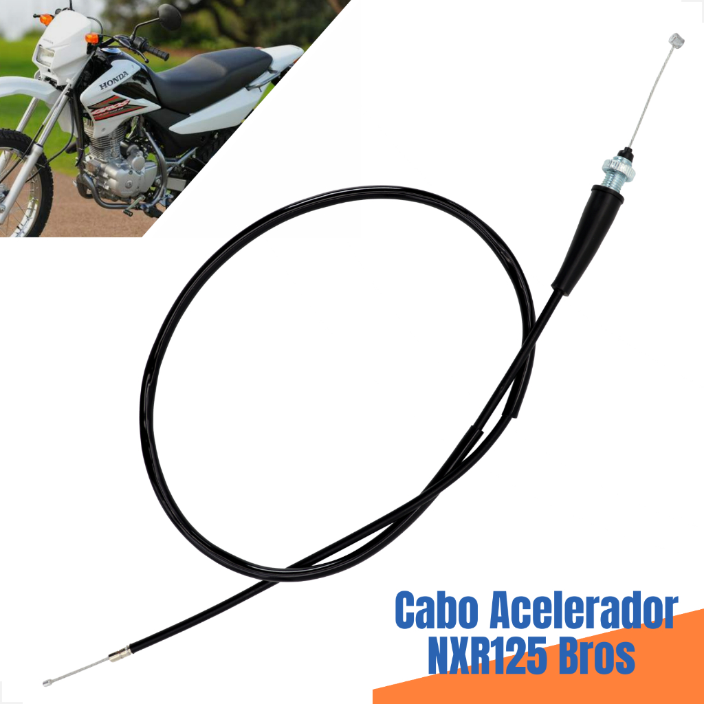Cabo Velocímetro e Acelerador Honda NXR 125 Bros ES KS 2013 2014 Alta Qualidade Reposição Peça MOTO