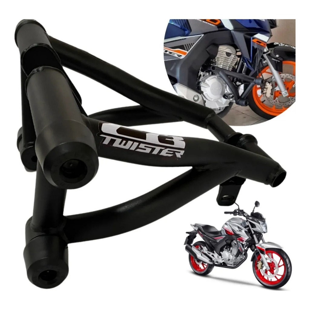 Protetor Motor Twister 250 Stunt Race Cage Cb250 Cb 250f