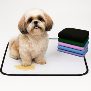 Kit 3 Tapetes Higiênico Lavável Super Absorção 200 Lavagens - 70x50cm - Ecológicos Pee Dog