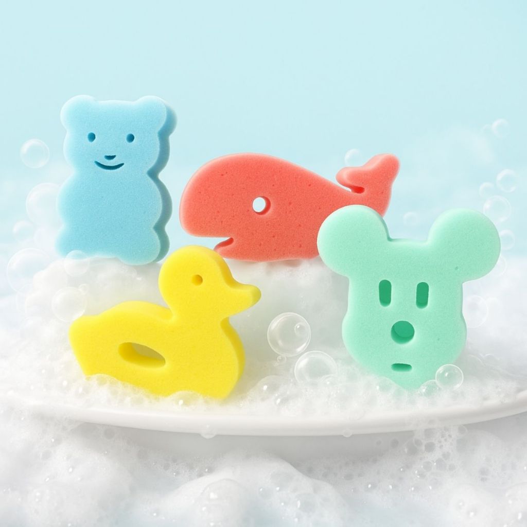 Kit 4 Bucha Esponja De Banho Infantil Bebe Divertida Macia Personagens Animal Sortidos em Oferta na Shopee