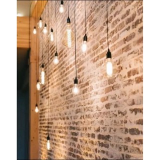 conjunto Kit 5 com lampada e com plug pendentes para decoração iluminação de sala ambiente e festas decorativas em Oferta na Shopee