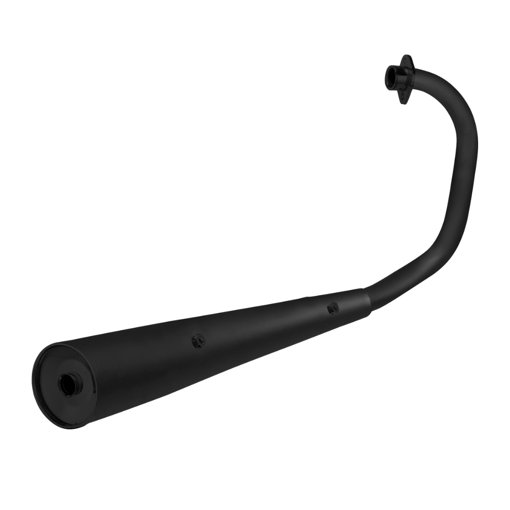 Escapamento Escape Moto Gemoto Fan 125 2016 2017 Ml 1 Abafador com Suporte para Protetor