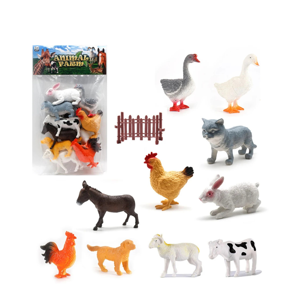 Brinquedo Infantil Animais Brinquedos Para Menino Infantil Kit Animal Fazenda Interativo Crianças