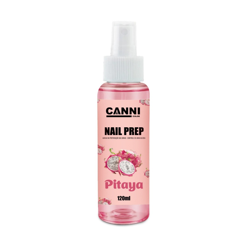 Nail prep 120ml  higienizador manicure maos unhas canni color - Pitaya