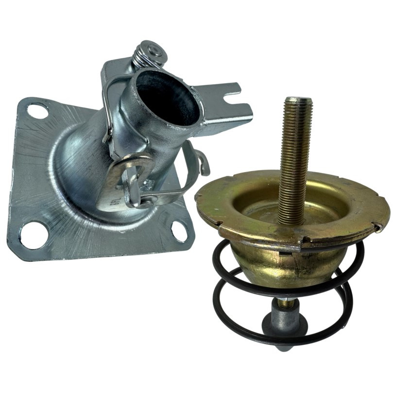 Fechadura Inferior e Pino Superior com Mola Capô Caminhão Mb Modelos 1418 e 1620 após 2000