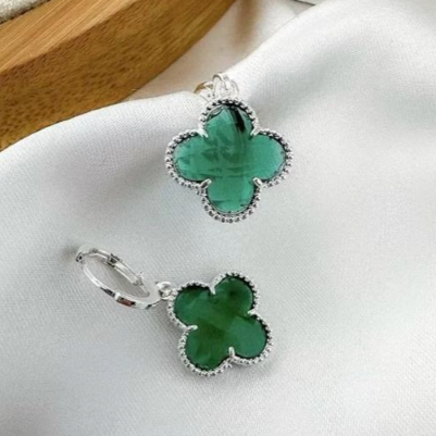 Zanne Brinco Trevo Folheado a Ouro e Prata em Oferta na Shopee