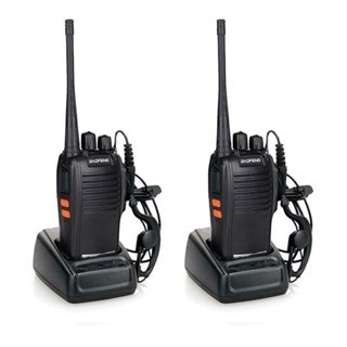 Kit 2 rádios Comunicador Baofeng Alcance 12 Km 16 Canais BF 777S Profissional recarregável GT