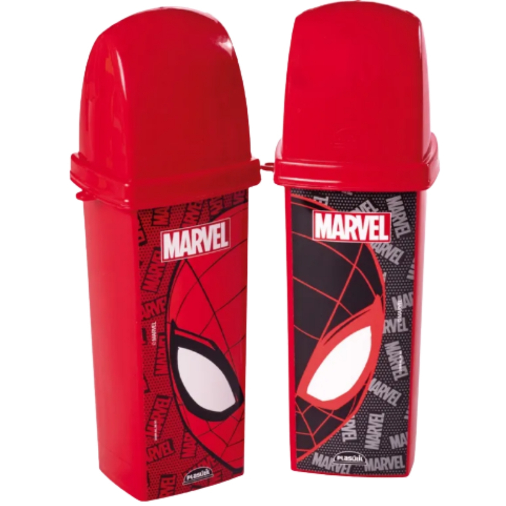 Porta Case Escova De Dente E Pasta Infantil Homem Aranha Versátil Cor Sortido Plasutil em Oferta na Shopee