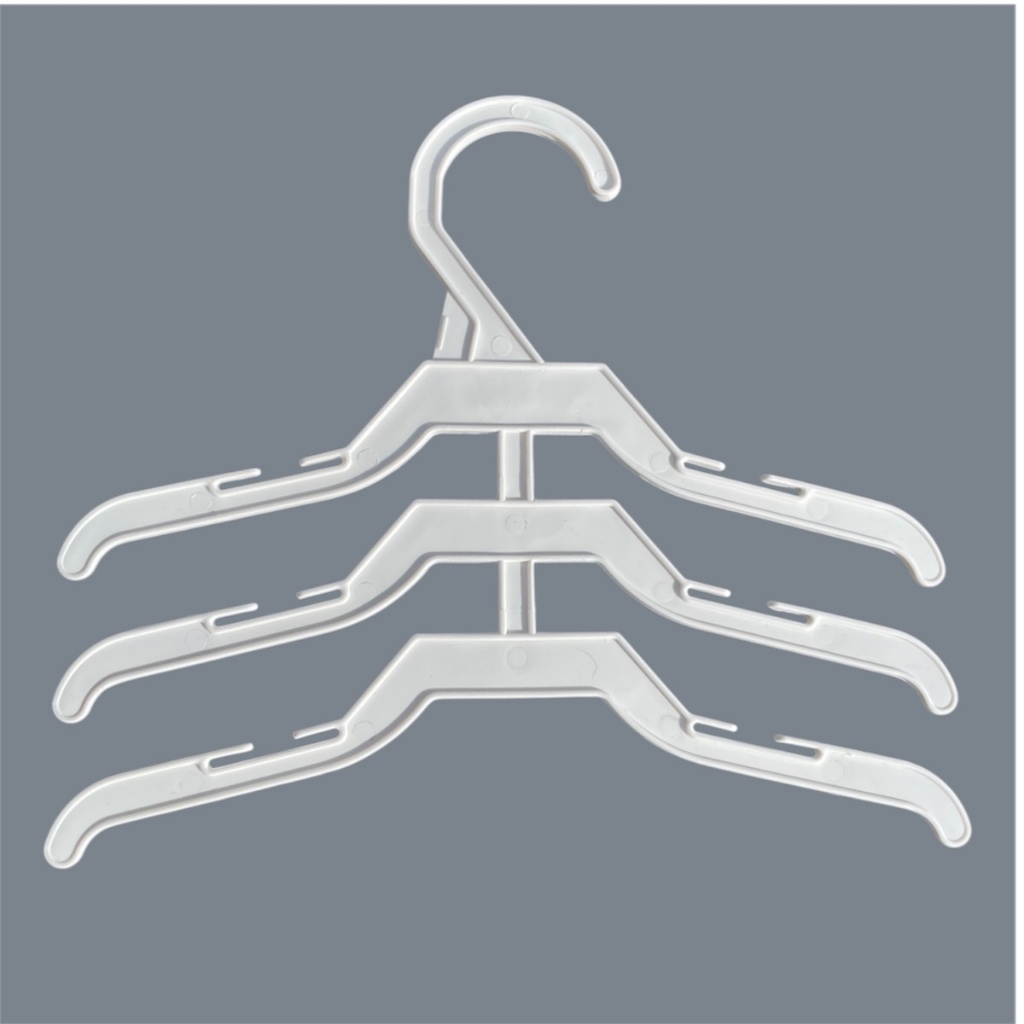 Kit 30 cabides para roupas infantil bebê menino e menina Ultra finos e resistentes para organização — imagem 2 de 2