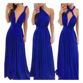 Vestido longo festa varias formas noiva madrinhas festa formatura em Oferta na Shopee