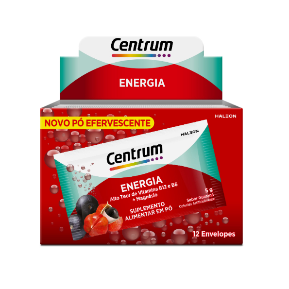 Centrum Energia Pó Multivitamínico Guaraná 12 envelopes em Oferta na Shopee