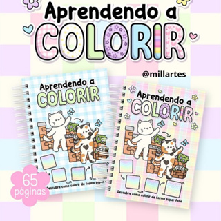 Apostila Livro de colorir/ Técnicas de colorir/ Aprenda a colorir em Oferta na Shopee