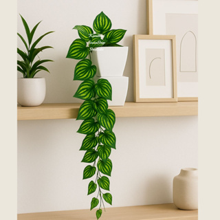 1 Arranjo 2 Pendentes 2m Cada Artificiais + Vaso de Planta QUADRADO Branco G Decoração Casa, Casamento Quarto Escritório em Oferta na Shopee