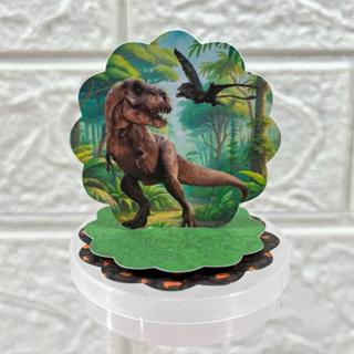 Kit Aplique 3D em pé, Personalizada Dinossauros, Festa, Lembrancinha em Oferta na Shopee