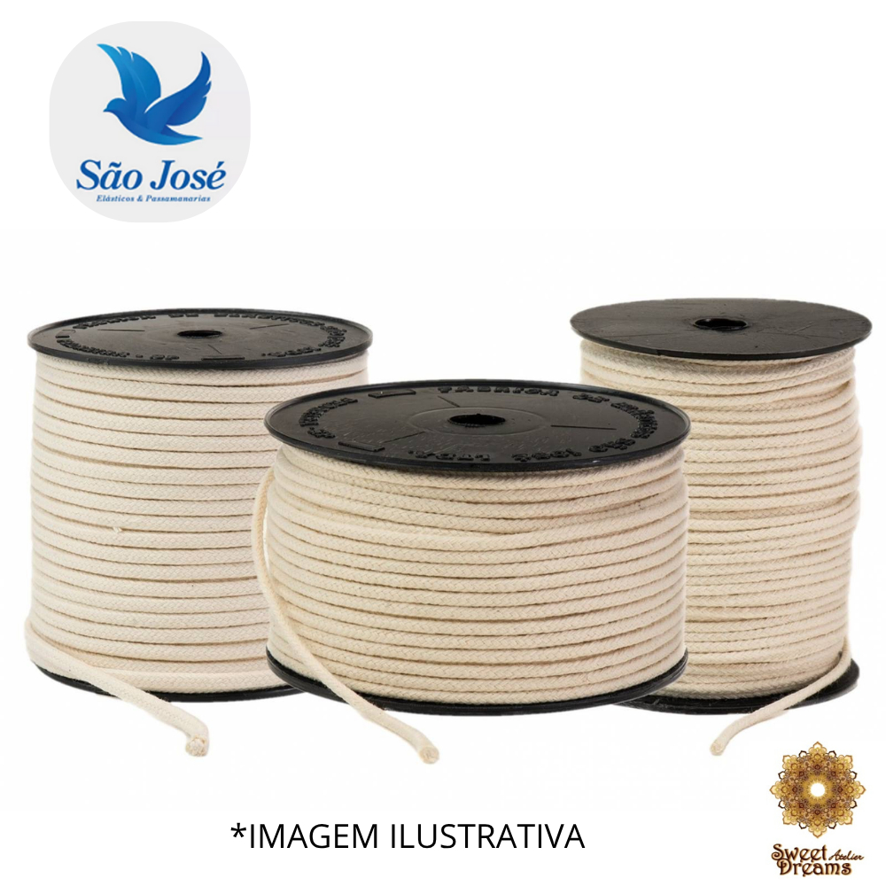 CORDÃO CRU SÃO JOSÉ ROLO COM 50 METROS em Oferta na Shopee