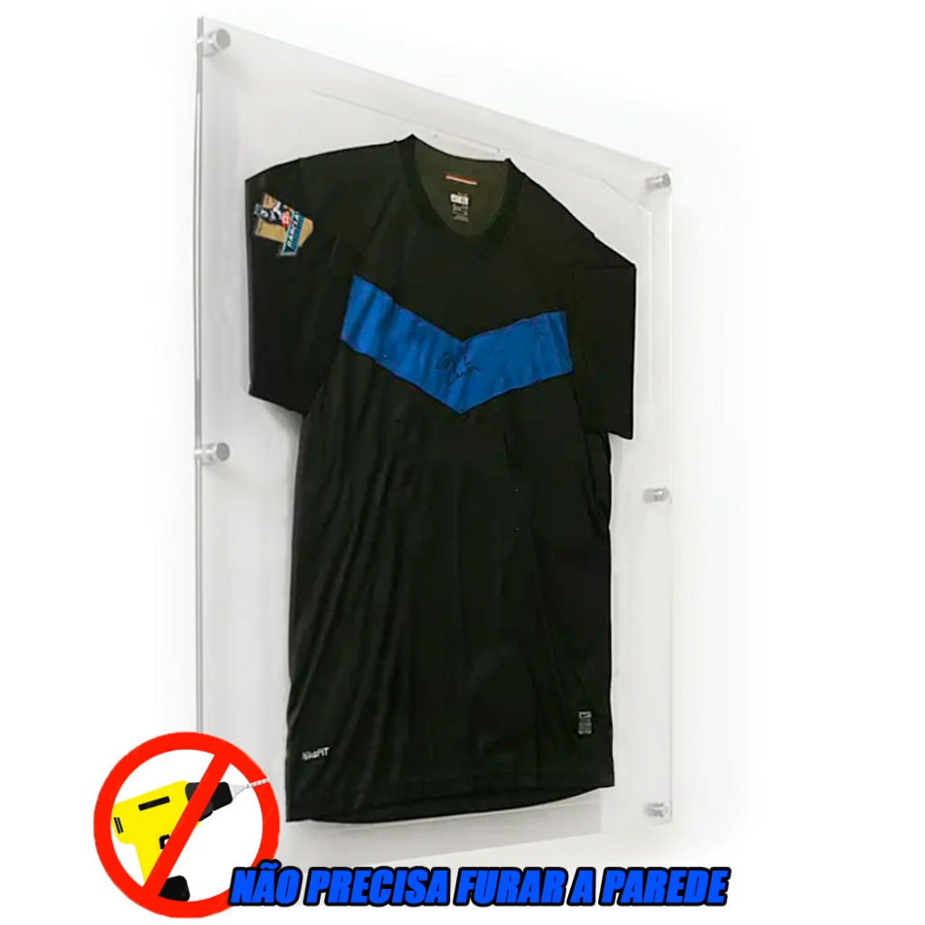 Display suporte Expositor Camiseta Camisa Esportiva T shirt Time Futebol basquete Moldura De Acrílico