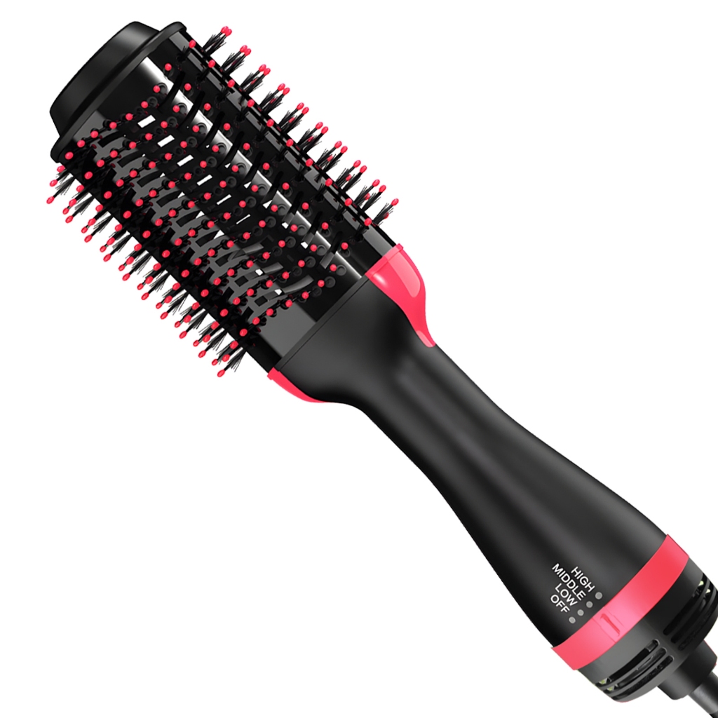 Escova Secadora Alisador Elétrica Quente Cabelo Com 3 Em1 Hair Styler Marisa APENAS 110