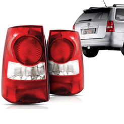 Lanterna Traseira Parati G4 Bicolor com Ré Cristal 2006 2007 2008 2009 2010 2011