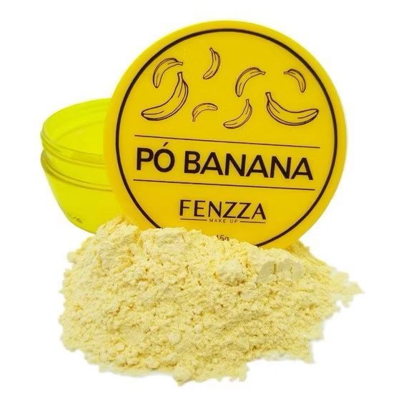 Pó Solto Facial Banana Fenzza Make Up - 15g em Oferta na Shopee
