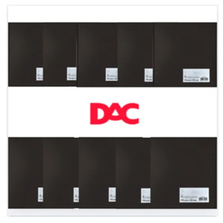 Kit 10 Pasta Catálogo Organizadora Preta A4 50 OU 100 Plásticos em Oferta na Shopee