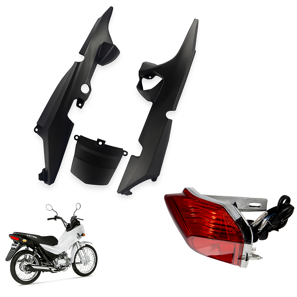 Rabeta Traseira Com Lanterna Completa Para Pop 110i 2016 À 2024 em Oferta na Shopee