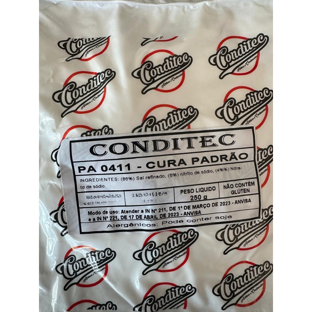 Sal de cura para defumados - Cura Padrão 250g em Oferta na Shopee