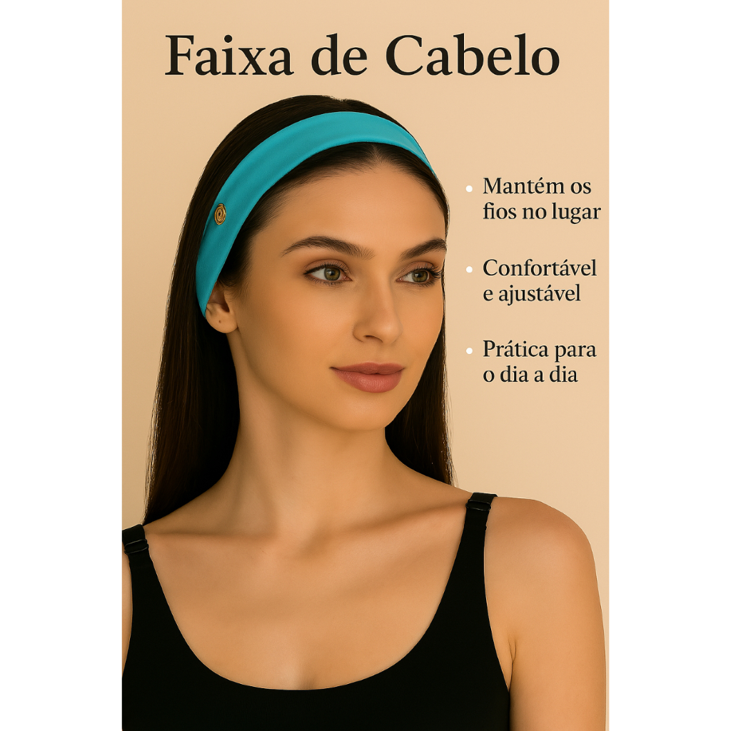 Faixa de Cabelo em Malha Elástica / Acessórios de Cabel