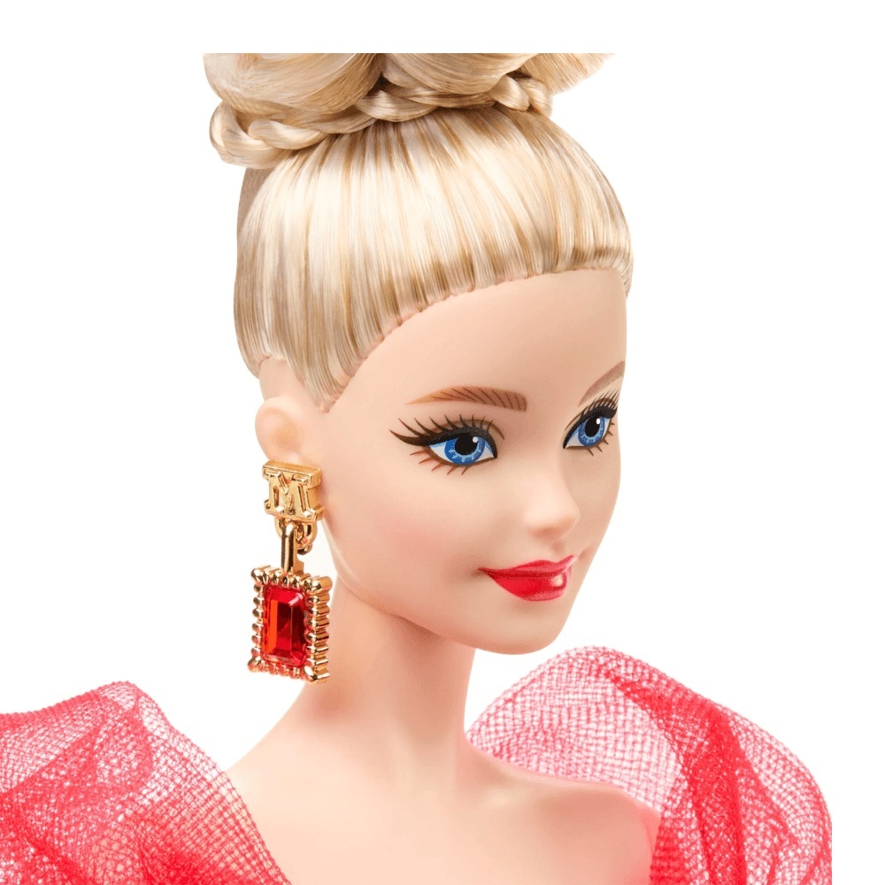 Detalhes do Barbie Loira Coleção Aniversário 80 Anos - Mattel