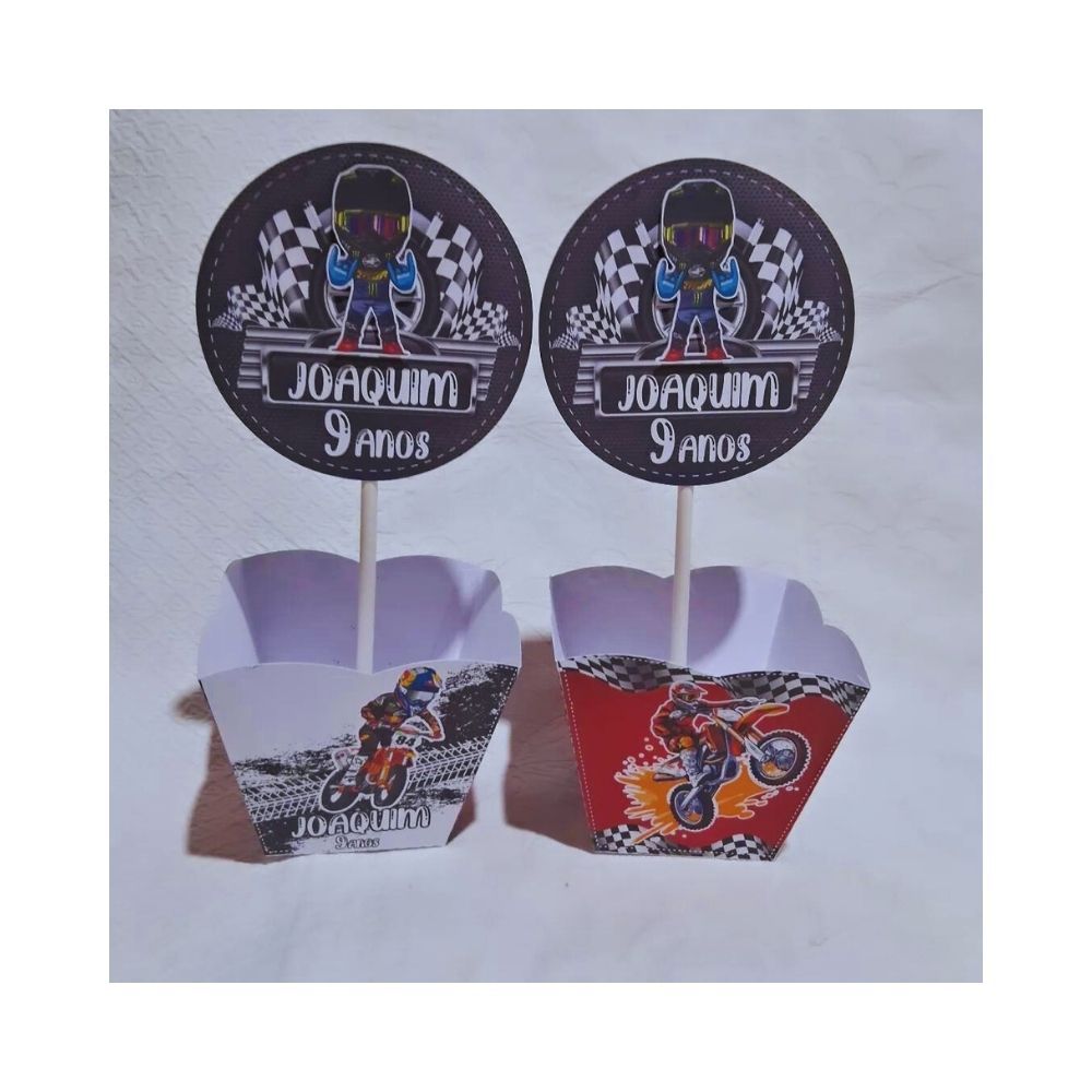 Centro de mesa moto, Lembrancinhas Personalizadas - festa infantil, decoração, kit festa, festa infantil, moto cross
