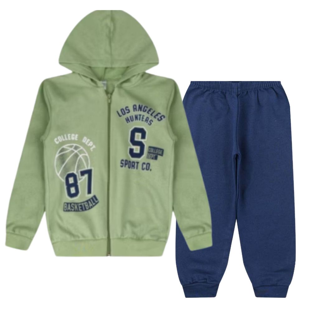 Conjunto Infantil Inverno Menino- 1 Jaqueta + 1 Calça
