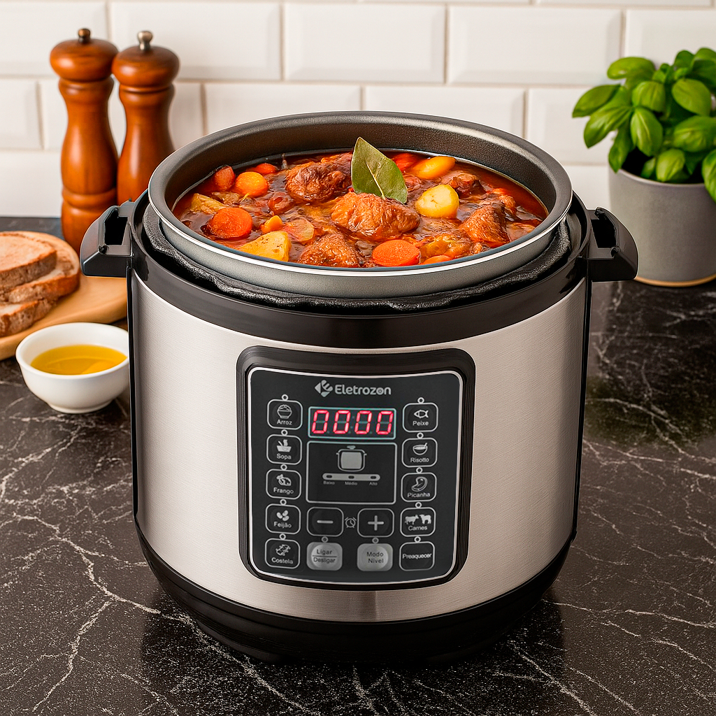 Imagem Panela de Pressão Elétrica 6 Litros