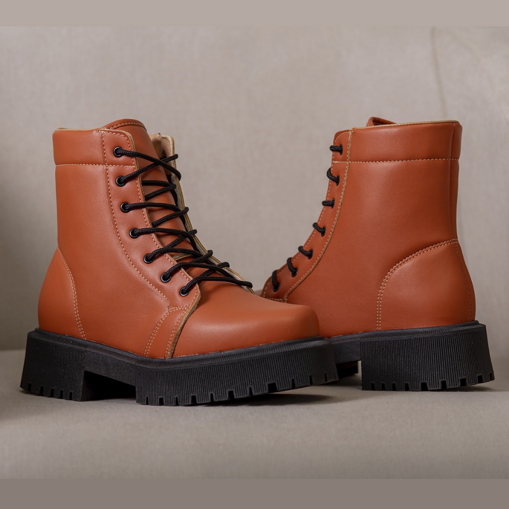 Coturno Feminino Moda Tratorado Tendência Fashion