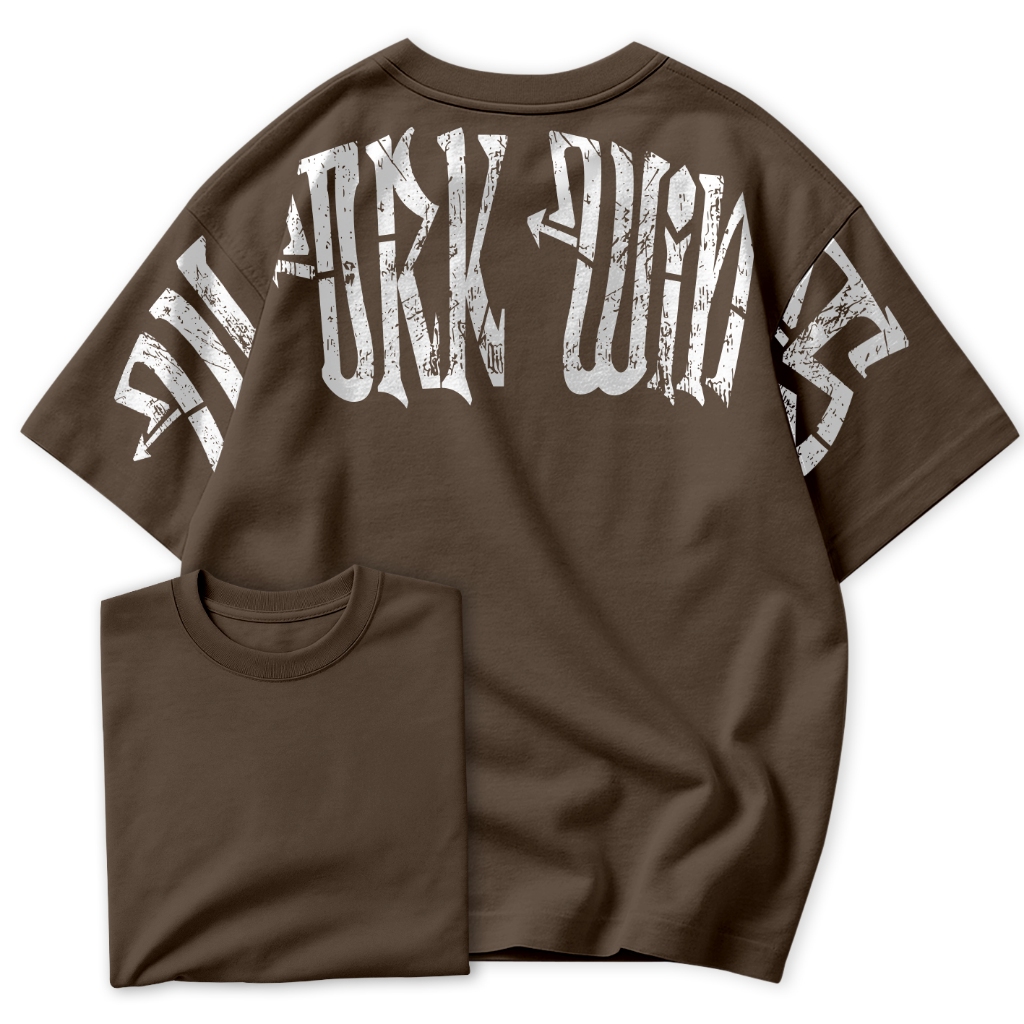 Camiseta Oversized Work Wins Masculina Academia Streetwear – Estampa Costas Motivacional em Oferta na Shopee