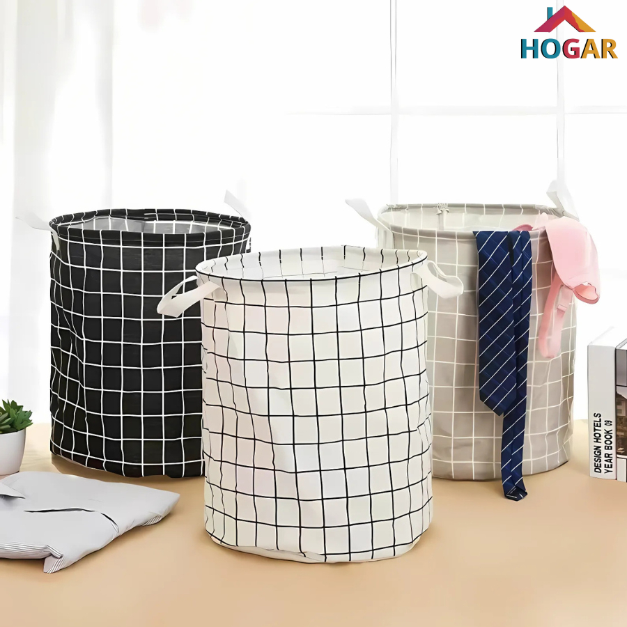 Cesto de Roupa Limpa e Suja Multiuso Organizador de Brinquedos Impermeável