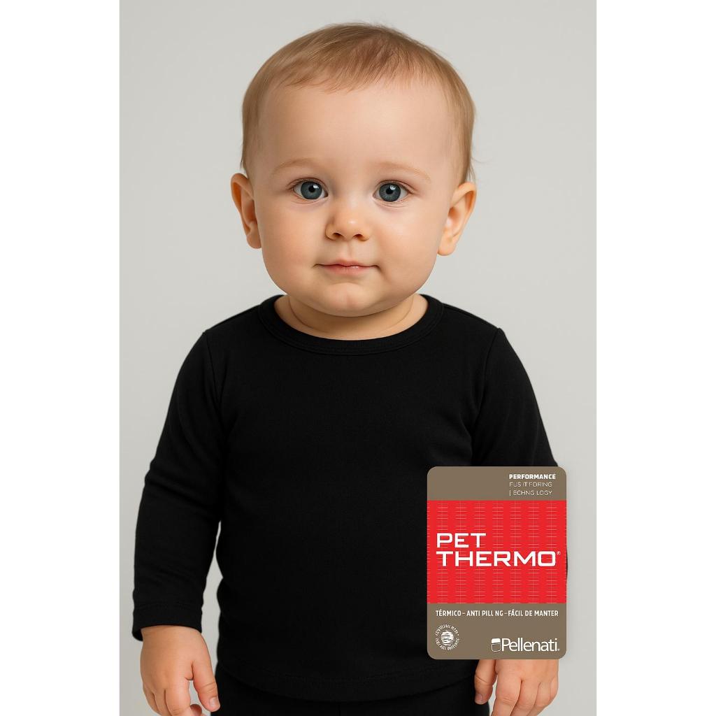 Roupa Termica Menina e Menino Inverno Peluciada Segunda Pele Tamanho 01 ao 04 em Oferta na Shopee