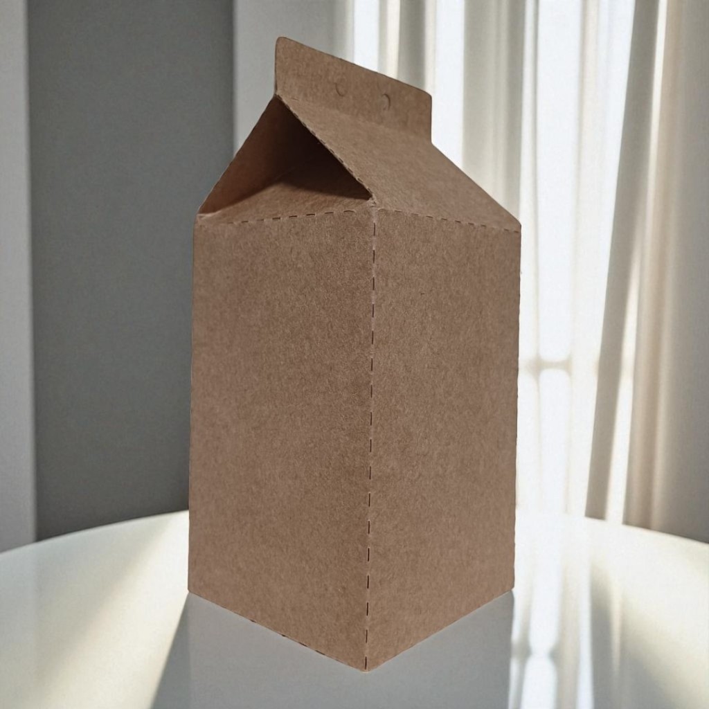 200 Caixas Milk Kraft para personalizar  para artesanato, decoração e lembrancinha