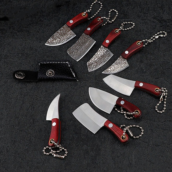 Faca de chaveiro, faca de cozinha para áreas externas, faca de bolso portátil, faca de presente em Oferta na Shopee