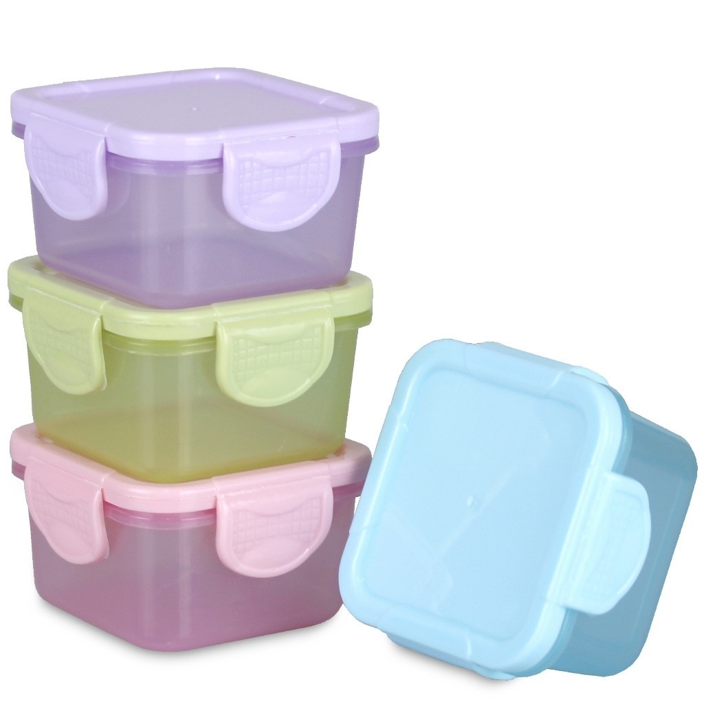 Kit Mini Potes Congelar Papinha 50ml 150Ml Tampa Hermética Alimentação Infantil Bebê Livre BPA em Oferta na Shopee