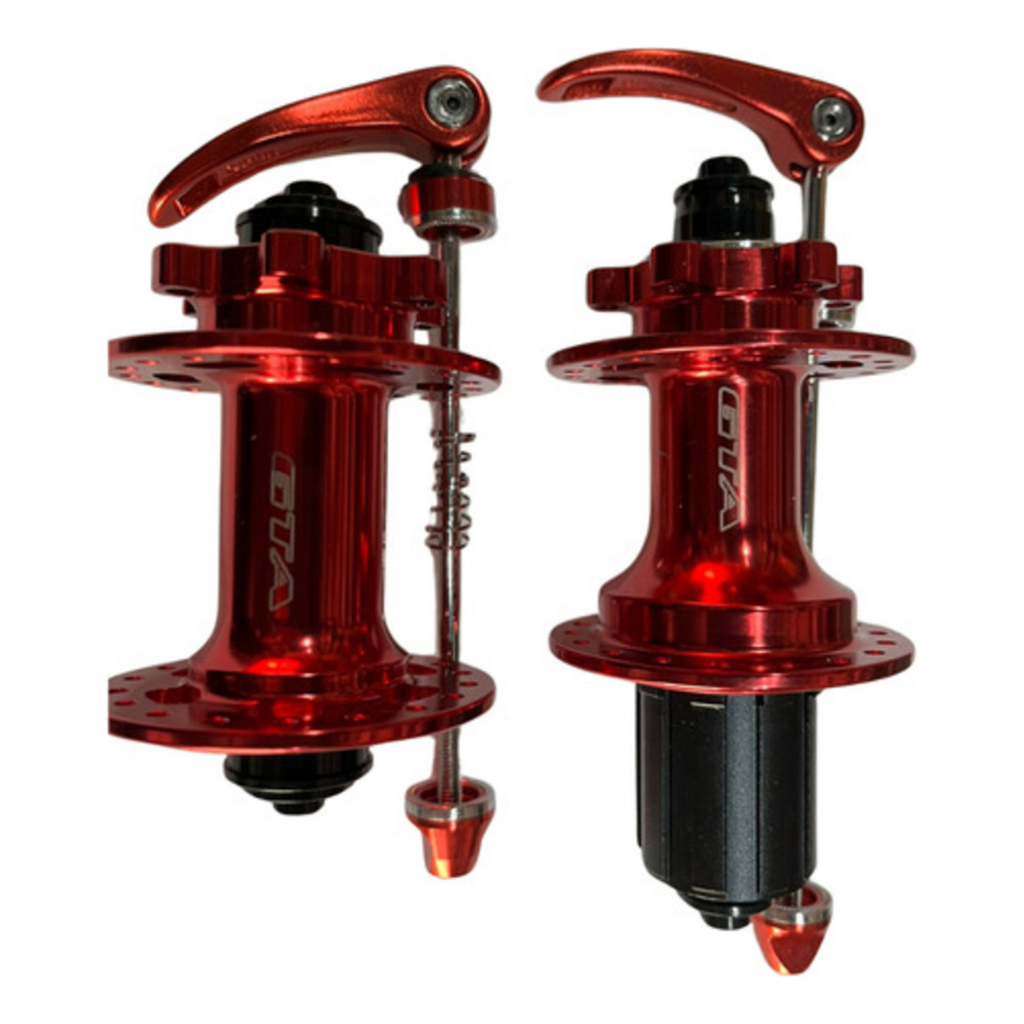 Par De Cubo Gta Barulhento Cassete K7 36furos Bike Mtb Cores Cor Vermelho em Oferta na Shopee