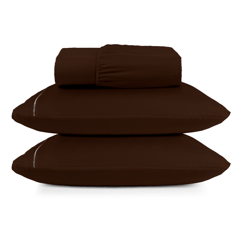 Jogo De Cama Solteiro Casal Queen King Percal 400 Fios 3 Peças Super Macio Toque Aveludado