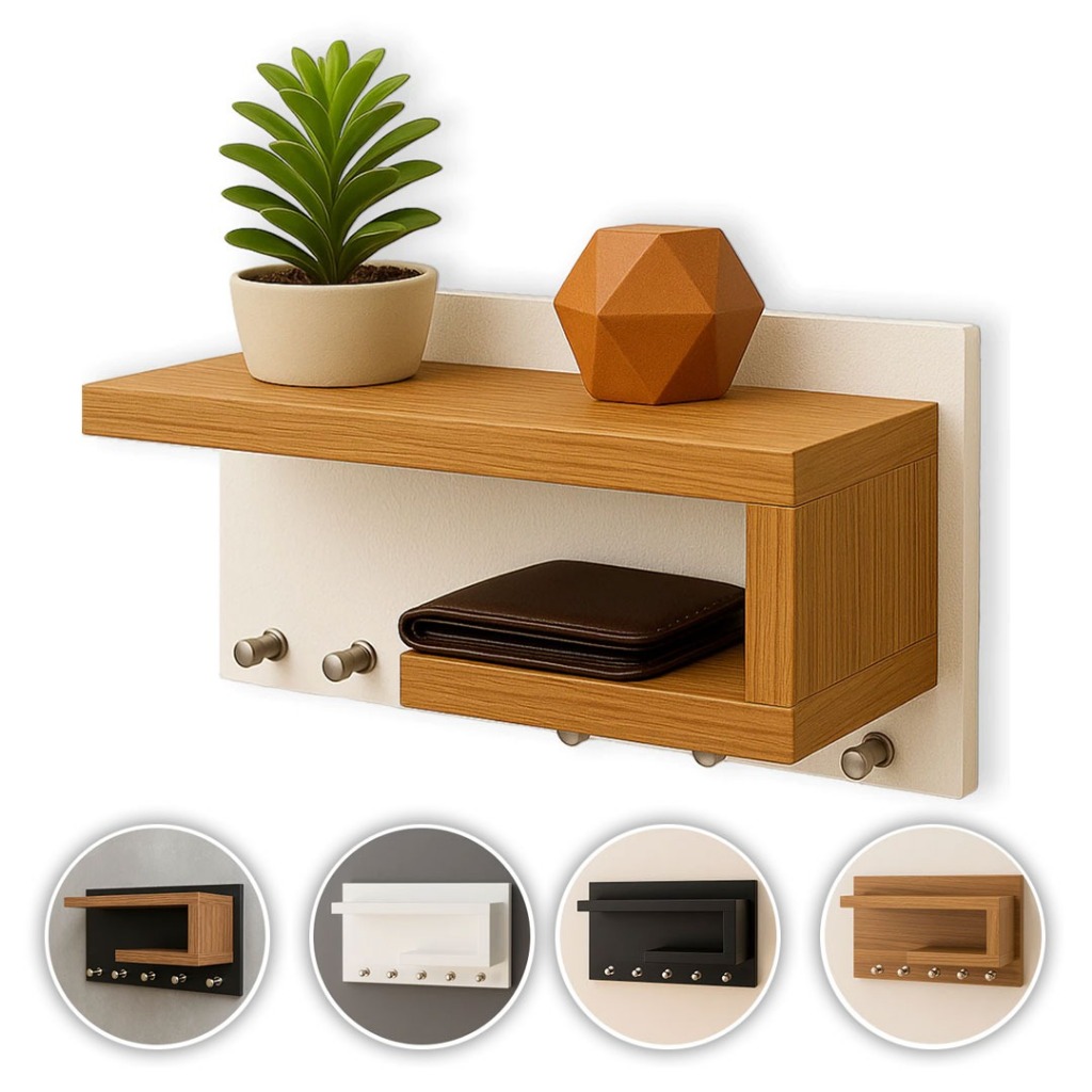 Porta Chaves Premium - MDF em Oferta na Shopee