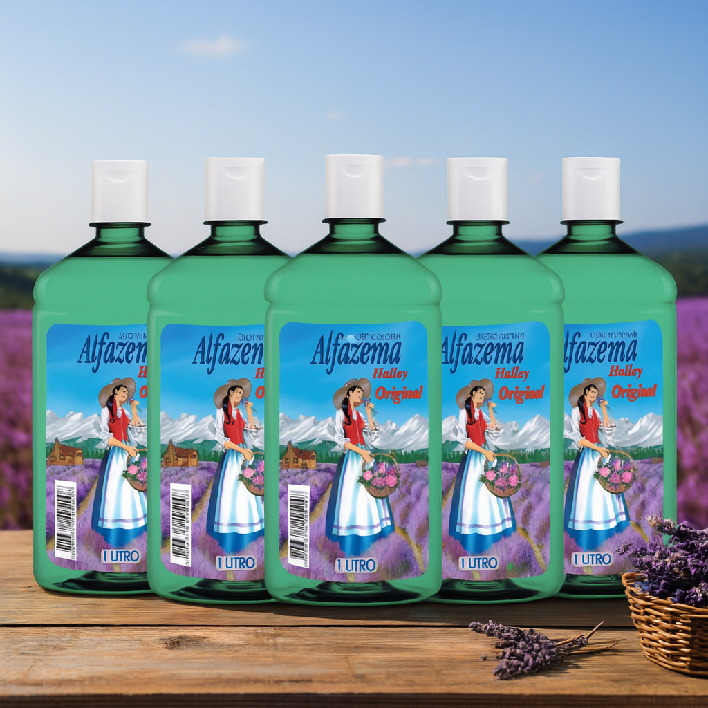 Colônia Alfazema Halley Legítimo 1 Litro - Diversos Kits em Oferta na Shopee