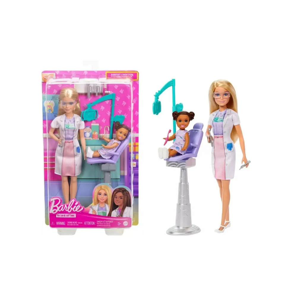JCR71 Playset Barbie Profissões Dentista JCR74 - Mattel