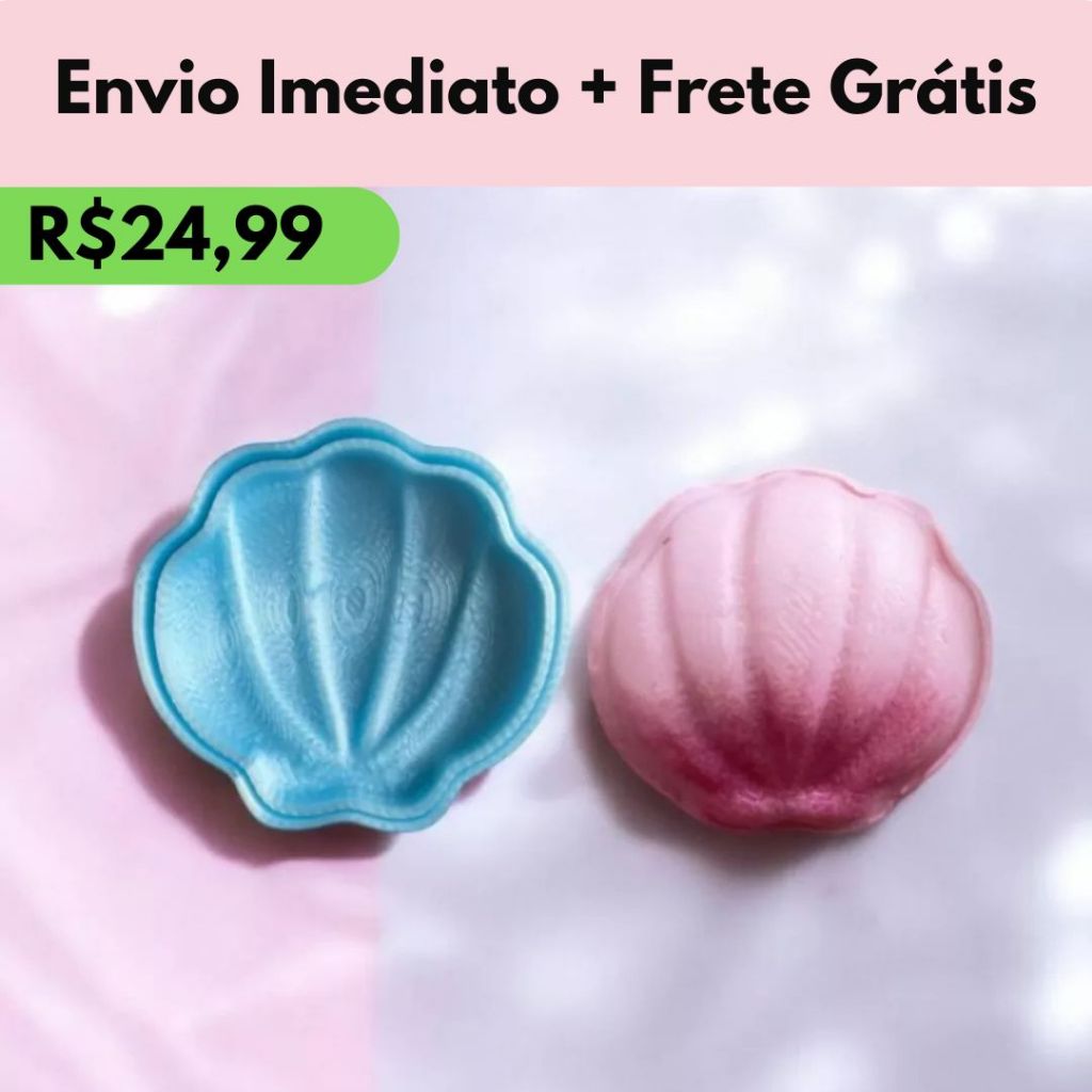 Modelador Ejetor Concha para Brigadeiro, Doce, Massa e Biscoito em Oferta na Shopee
