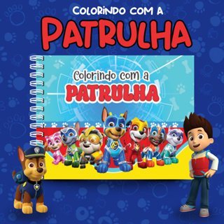 Produto Livro De Colorir Patrulha Caninca Capa Dura 50 Folhas de 180g em Oferta na Shopee